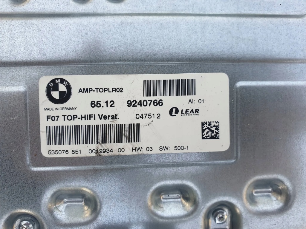 Bmw f01 f02 harman kardon top hifi 7184563 Зі Шроту