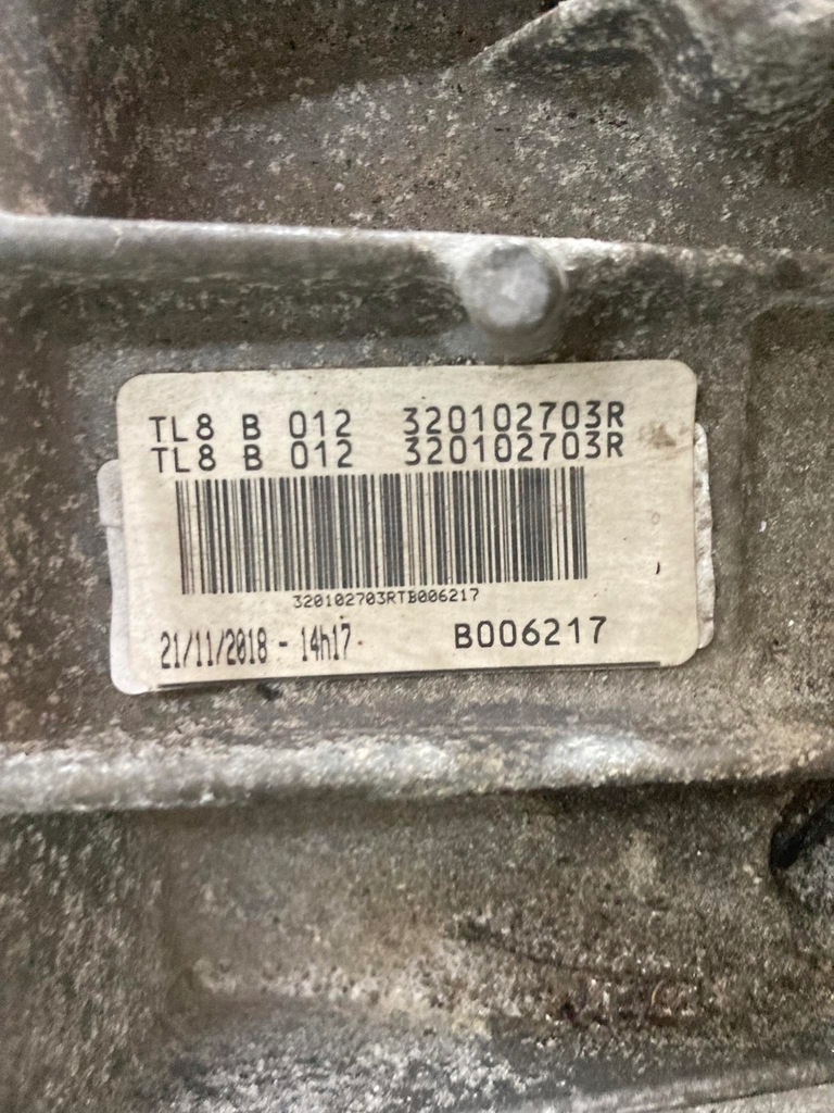 фото №8, Коробка передач передач редуктор dacia duster ii 4x4 tl8b012