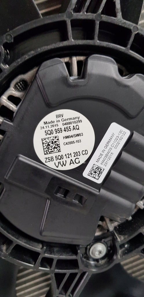 фото №7, Комплект радіатор вентилятор vw golf vii tsi tdi