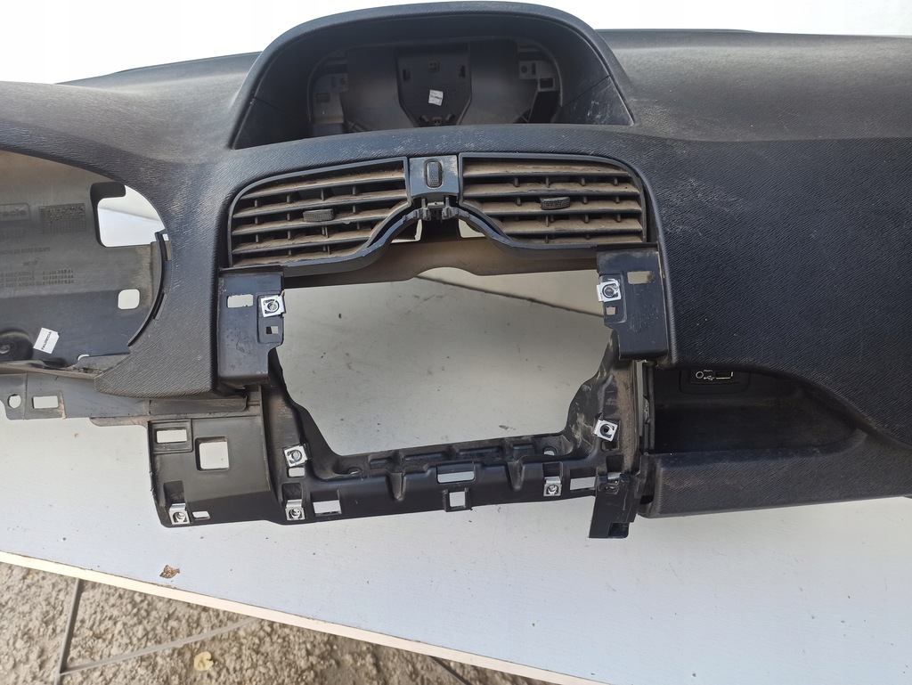 фото №6, Панель приладів приладова консоль панель приладів renault kangoo ii 08-13 подушка безпеки пасажира