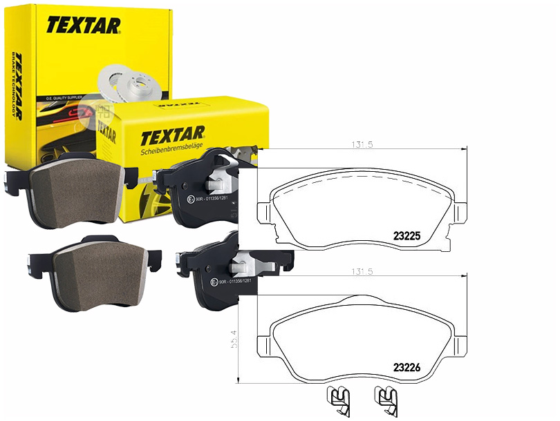 фото №1, Тормозные колодки тормозные opel перед corsa c textar