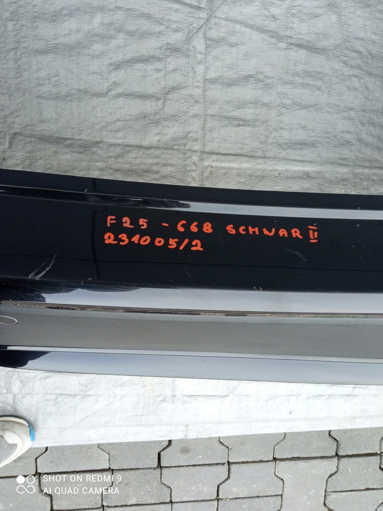 фото №7, Бампер задняя bmw x3 f25 668 schwarz 2