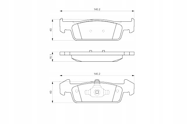 фото №2, Тормозные колодки тормозные перед с замком dacia logan ii sandero ii renault