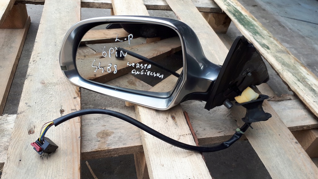 фото №1, S4 b8 a4 зеркало левая левый перед хром anglik