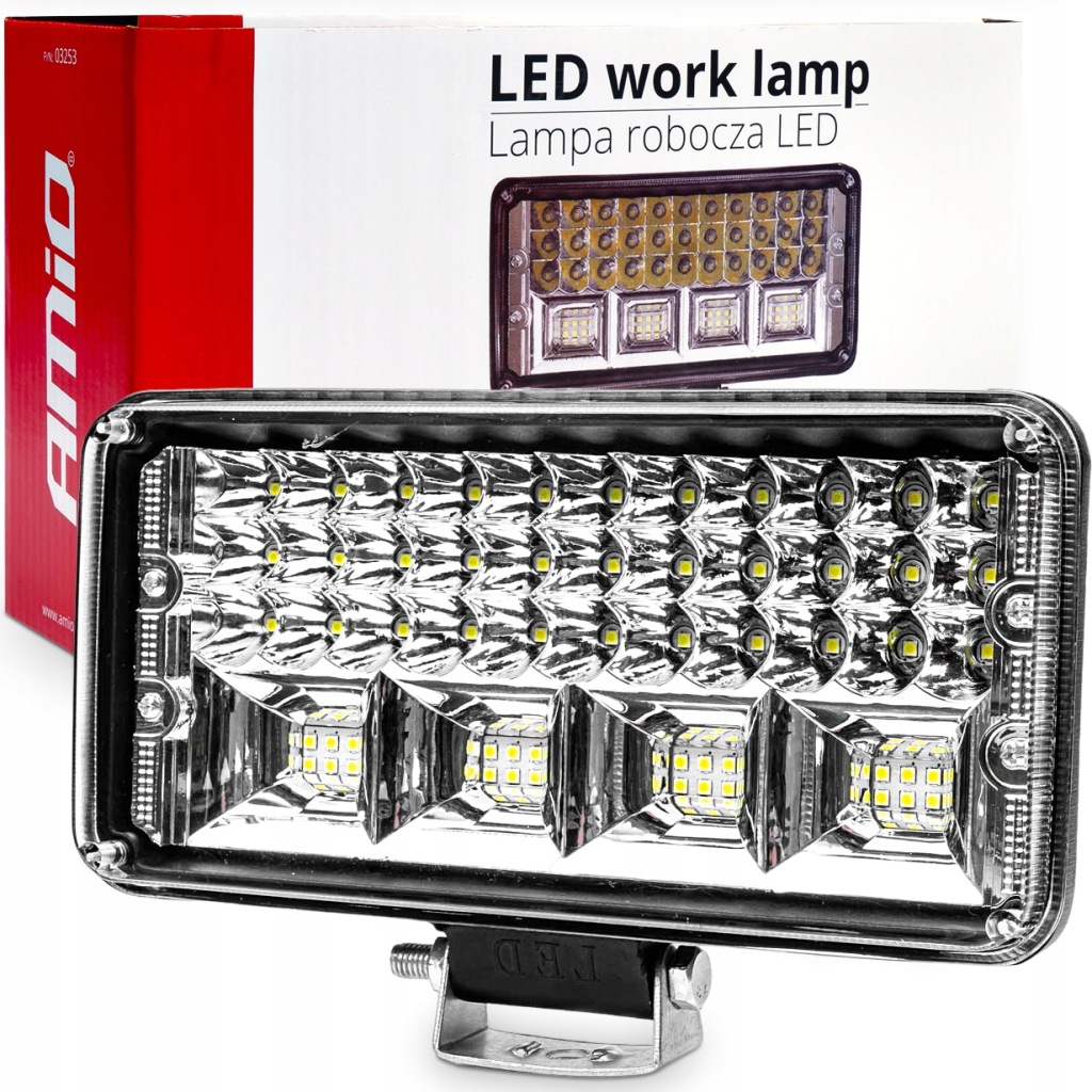 фото №7, Amio протитуманна фара led лампа робоча прожектор 150w 12/24