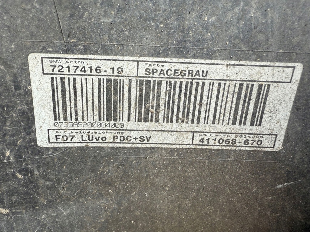 фото №11, Бампер bmw 5 gt f07 kompletny оригинал камеры