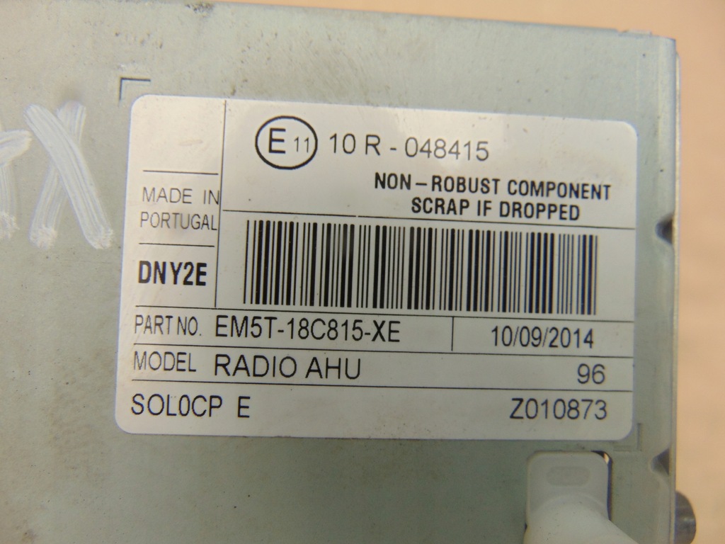 фото №4, Радіо ford fiesta mk7 b-max