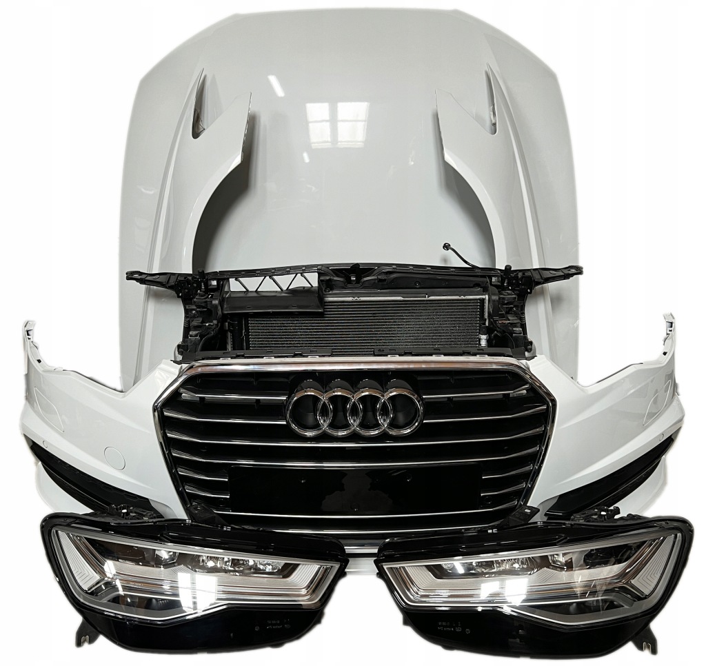 Купить Audi a6 c7 рестайлинг  перед капот бампер ремень передний фары без покраска ls9r