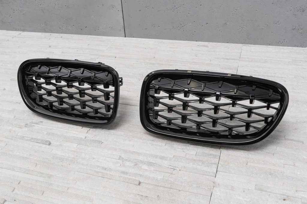 фото №9, Решітка радіатора передній чорний diamond bmw seria 5 f10 09-17