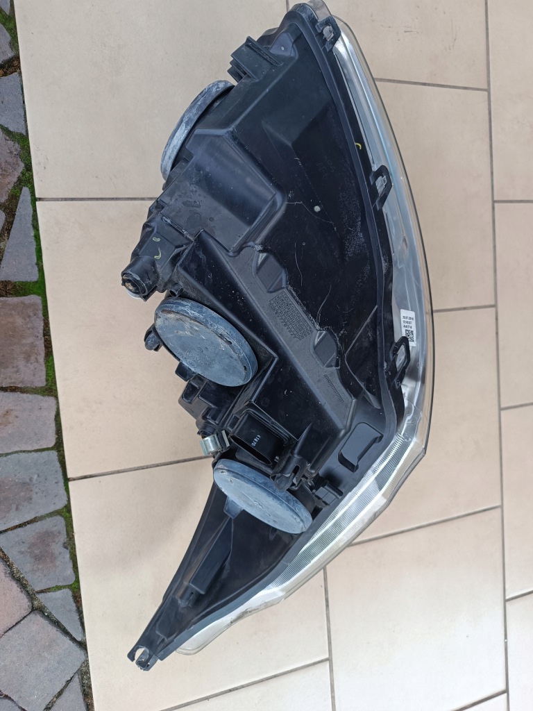 фото №14, Ford custom i mk1 лампа перед ліва сторона звичайна з лінза 13-18