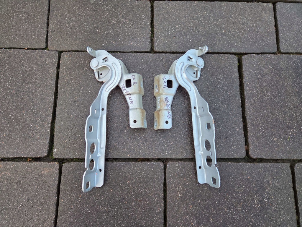 фото №1, Citroen c4 ii b7 ds4 петли капот комплект 10-2018 серебристый