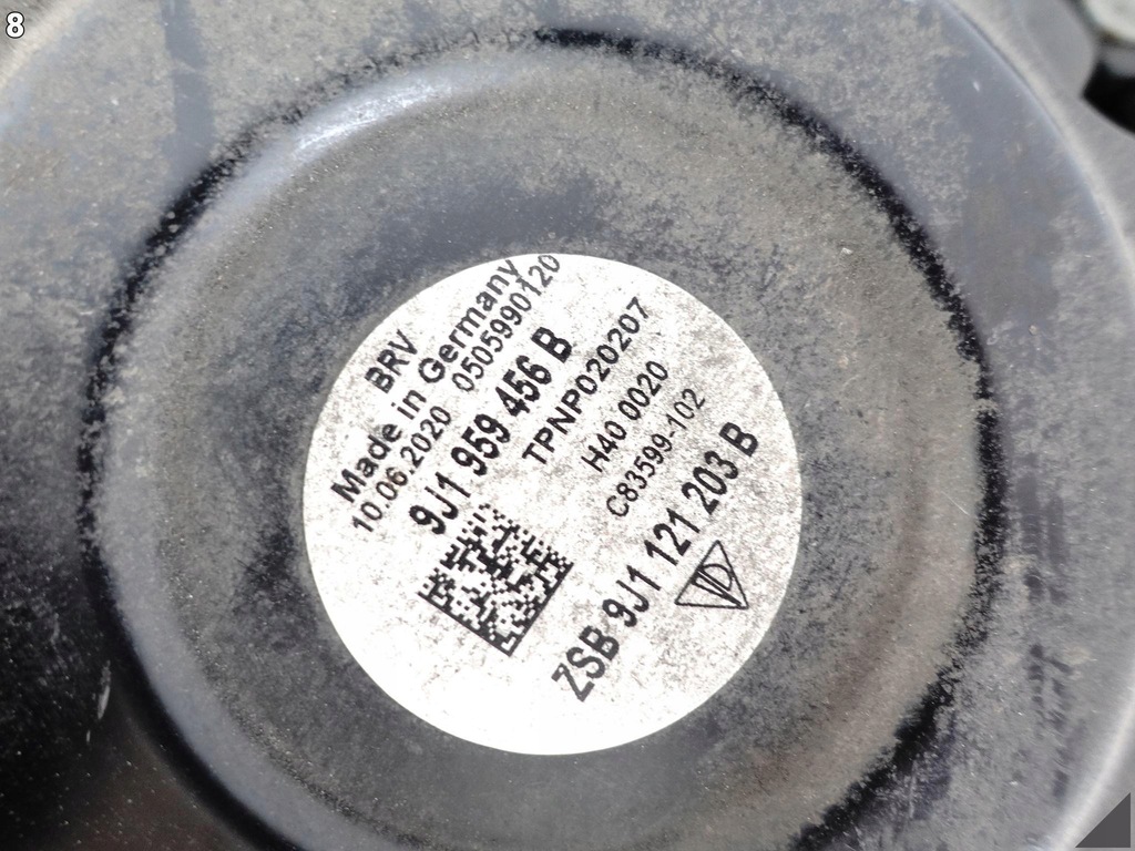 фото №9, Porsche taycan 9j1 audi e-tron gt rs 4j3 вентилятор вентилятор корпус лівий