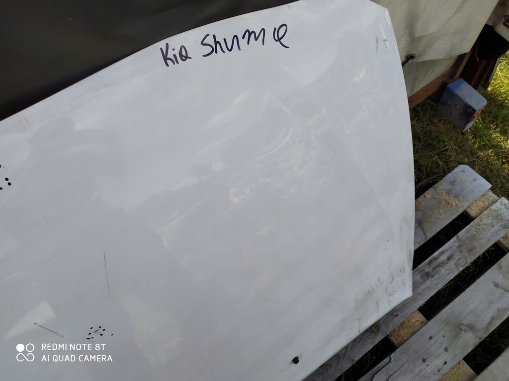 фото №4, Капот kia shuma 97-01r 5d білий