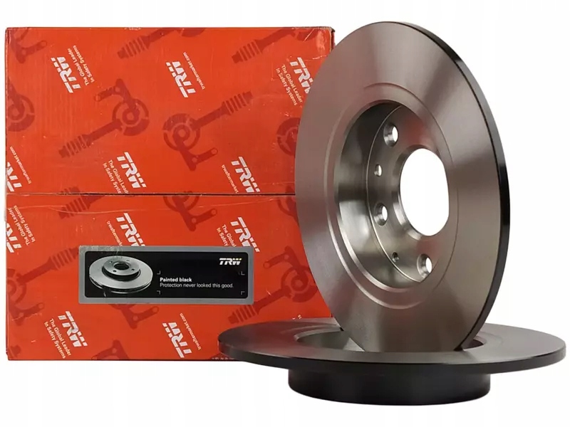 фото №4, Trw гальмівні диски+ гальмівні колодки задня mazda 3 bm 265mm