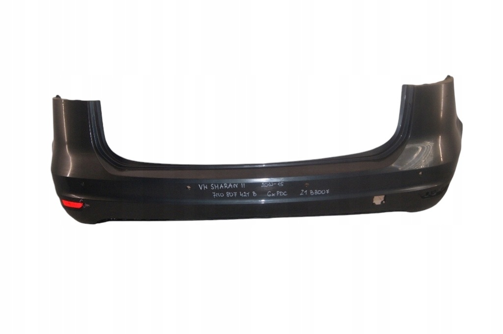 фото №1, Vw sharan ii 2 2010- бампер задний задняя 7n0