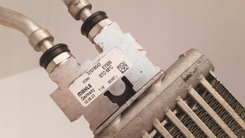 фото №8, Шланг масляний радіатор оливи коробки передач fiat ducato 52179758