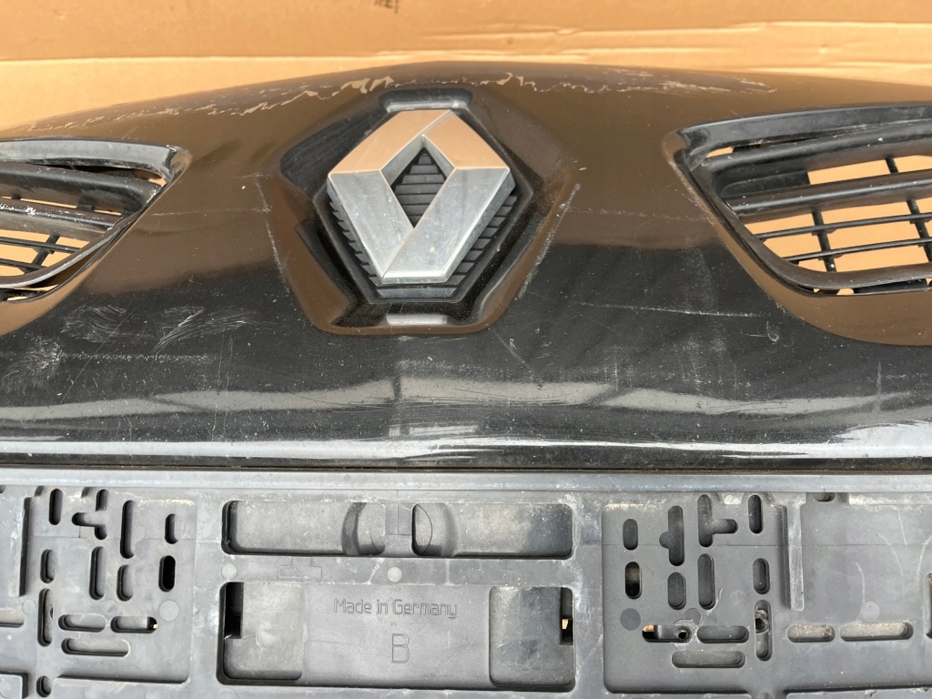 фото №8, Бампер передній чорний renault megane ii 2005-2009 nv676 перед решітка радіатора