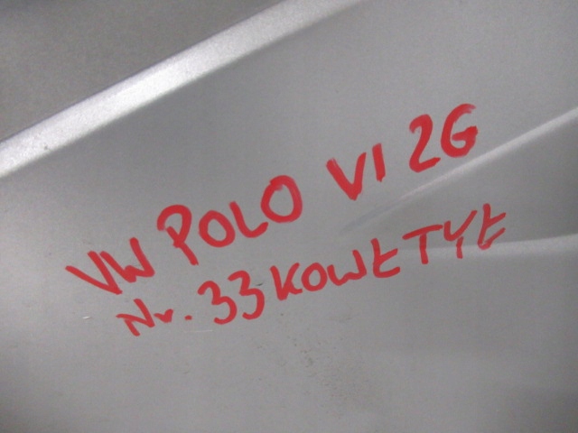 фото №11, Vw polo vi 2g крыло правый передний серебряный
