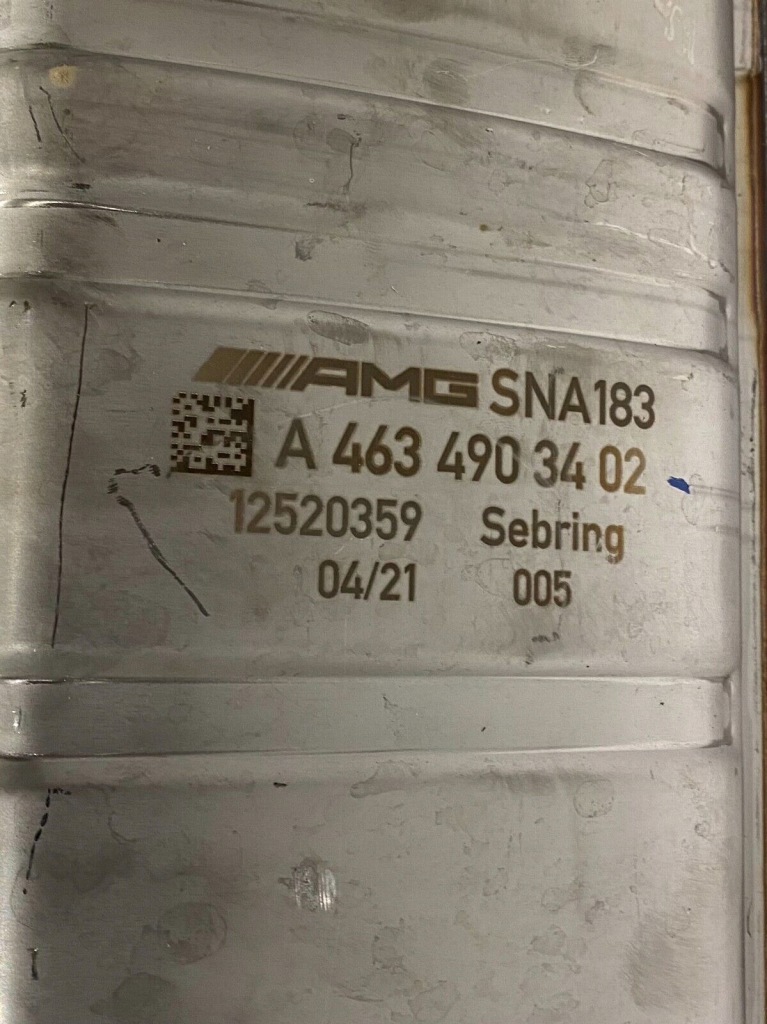 Mercedes amg гасник вихлоп a4634901002 a4634900902 Київ