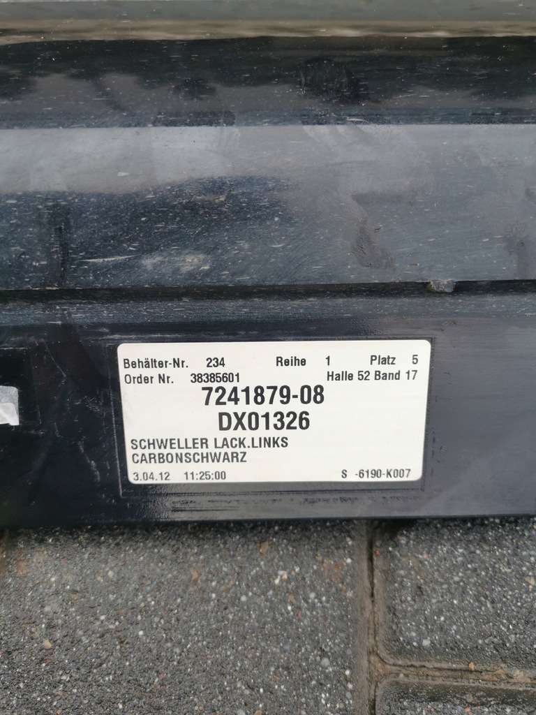 фото №6, Молдинг поріг ліва bmw f02 m набір a90/7