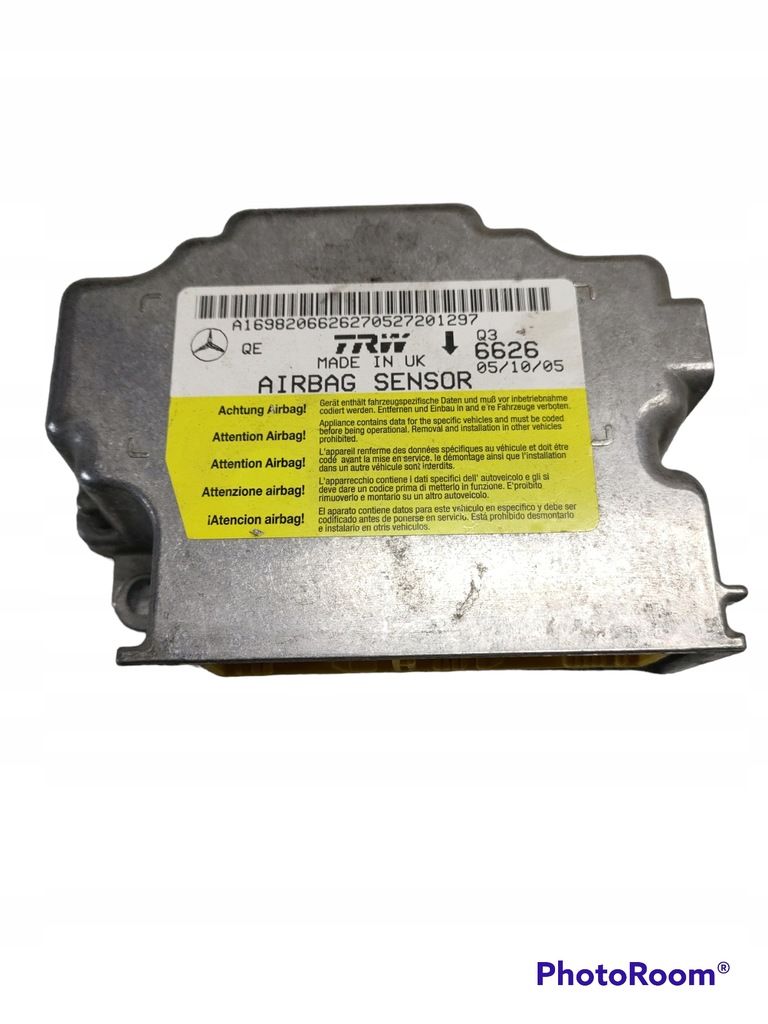 фото №1, Mercedes модуль подушка безопасности poduszeka w169 оригинал