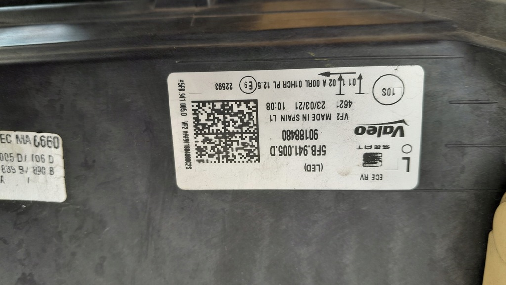 фото №6, Seat leon iv formentor левая лампа full led