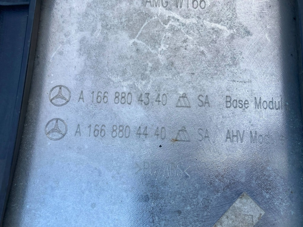 фото №11, Ml w166 накладка спойлер диффузор задняя a1668804340