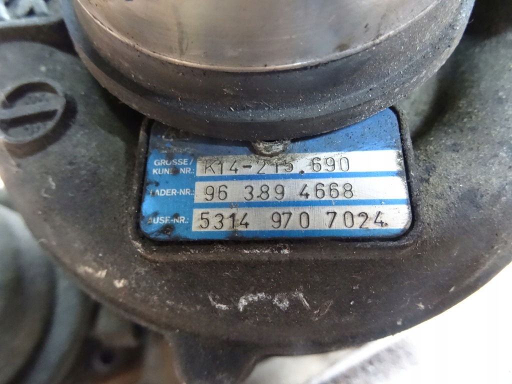 фото №6, Peugeot 406 1.9td турбонагнетатель k14-215 690 53149707024