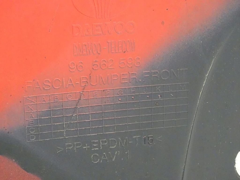 фото №10, Бампер перед передний chevrolet matiz m150 01-2005