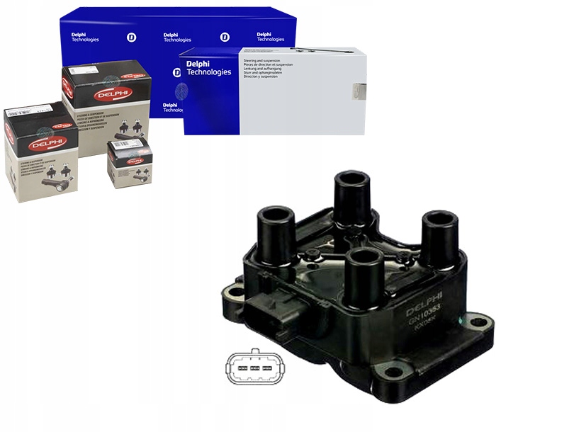 фото №1, Котушка запалювання delphi gn10353-12b1