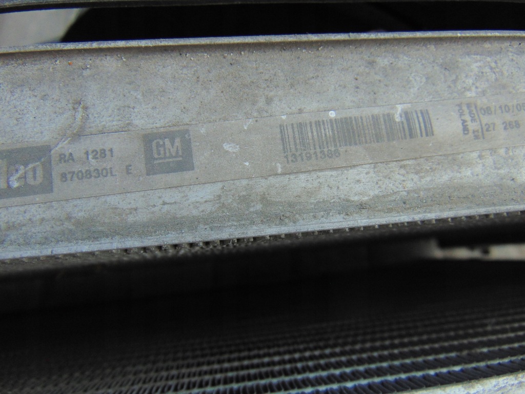 Радиатор воды кондиционера вентилятор opel signum vectra c рестайлинг  2.2 direct Оригинал