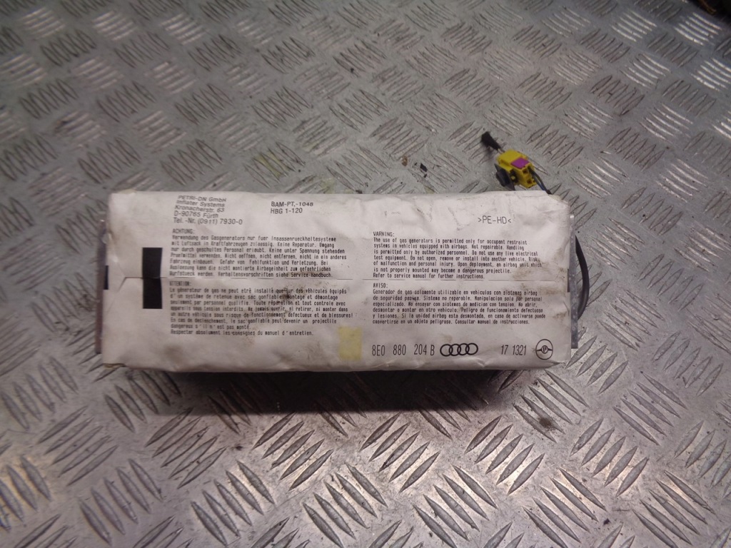 фото №1, Подушка подушка безпеки пасажира audi a4 b6 8e0880204b