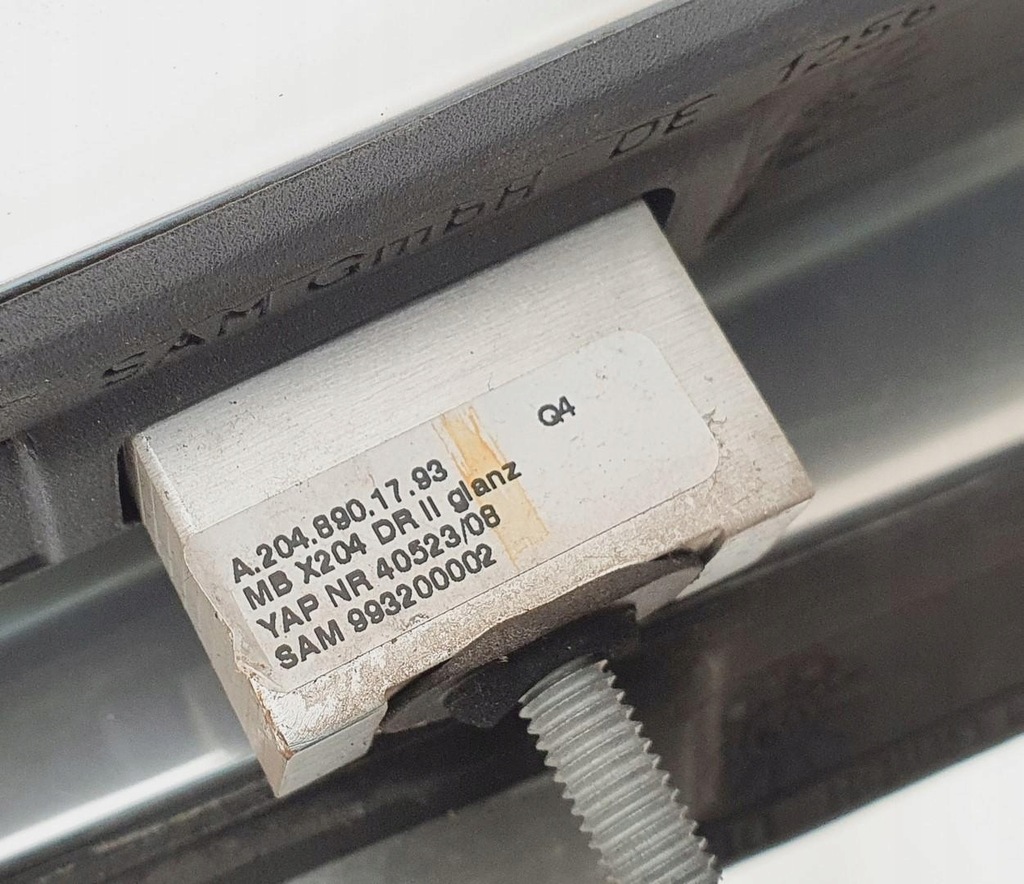 фото №10, Рейлинги кровельные хром mercedes glk x204 пара