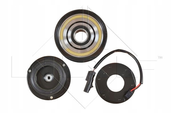 фото №14, Зчеплення повний компресор кондиціонера denso 10pa 12v 6 122mm