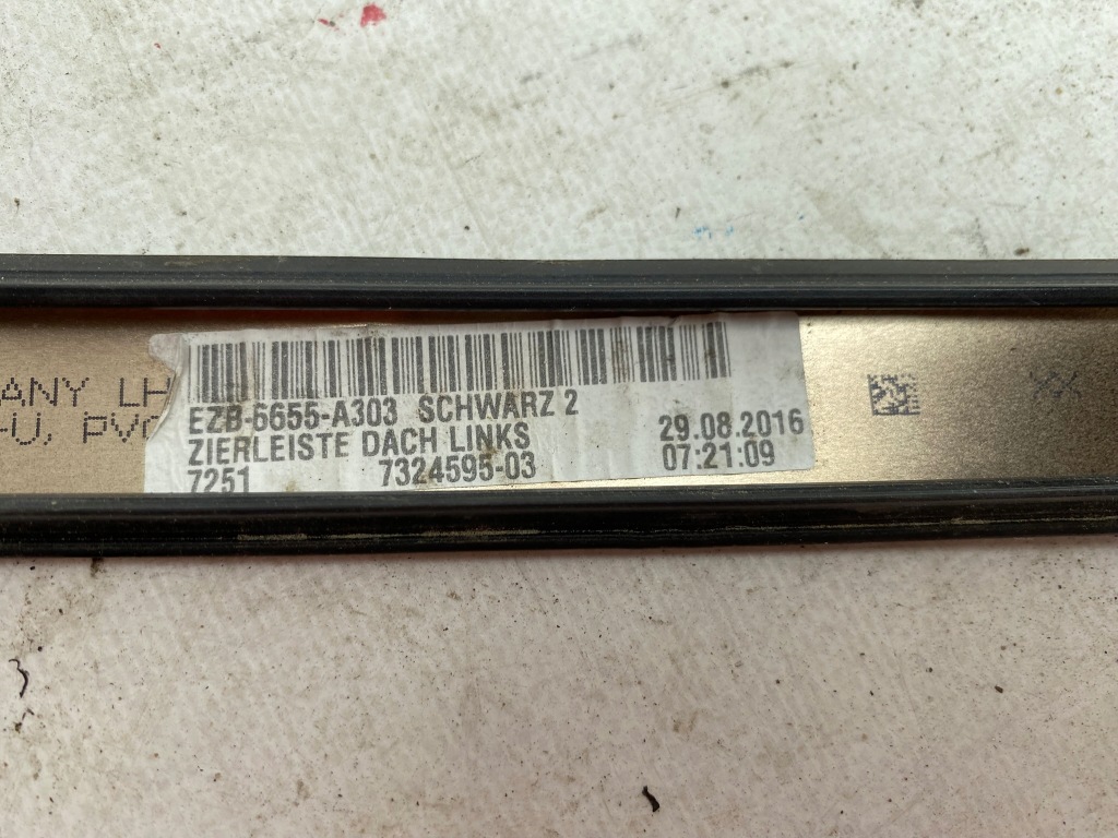 фото №11, Bmw 3 gt f34 13- левая молдинг кровельная крыша 7324595