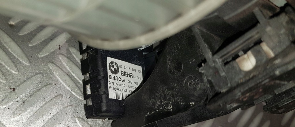 фото №6, Bmw e60 lci e63 lift вентилятор обігрівача резистор повітродувка обдув kpl