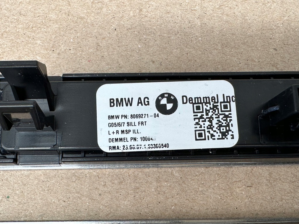 фото №6, Bmw x7 g07 накладки пороговые декоративные m-pakiet комплект nowe пленка