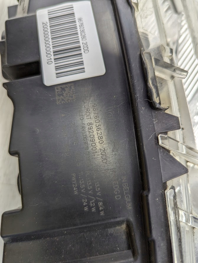 Citroen c4 picasso 2 2 13-16 фонарь  дневные led светодиоды drl Недорого