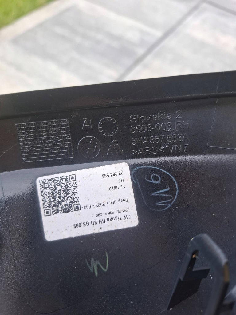 фото №6, Nowa оригинальная корпус зеркало правая vw tiguan 5n 2016r-