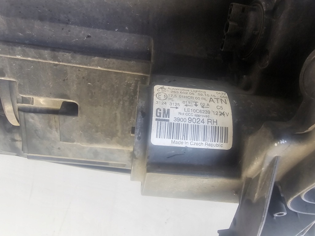фото №8, Opel zafira c фара лампа правий перед права передня uk 39009024