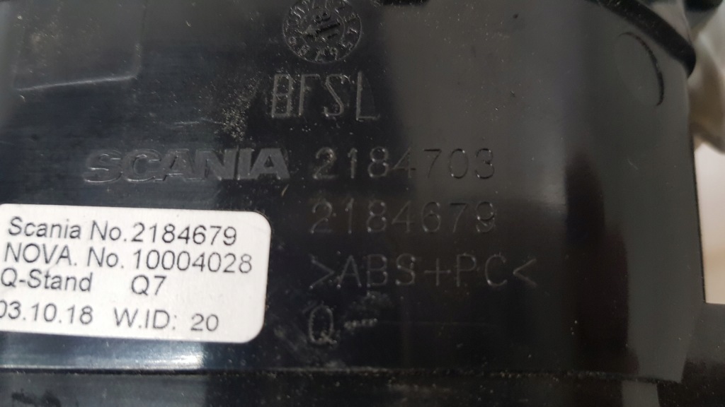 фото №3, Решётка обдув воздуха scania s r cp 2184679