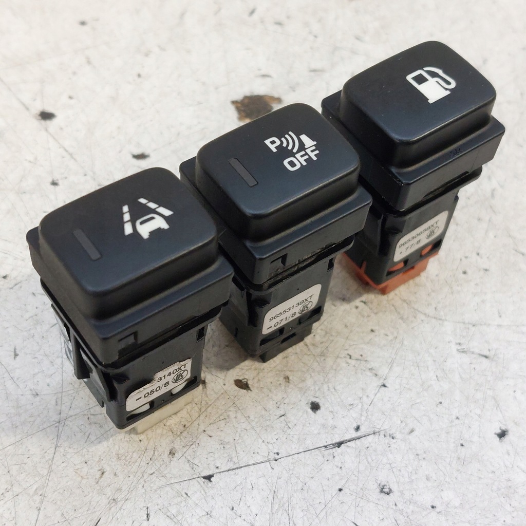 фото №1, Citroen c4 picasso выключатель поперечина движения + выключатель pdc + крышка топлива