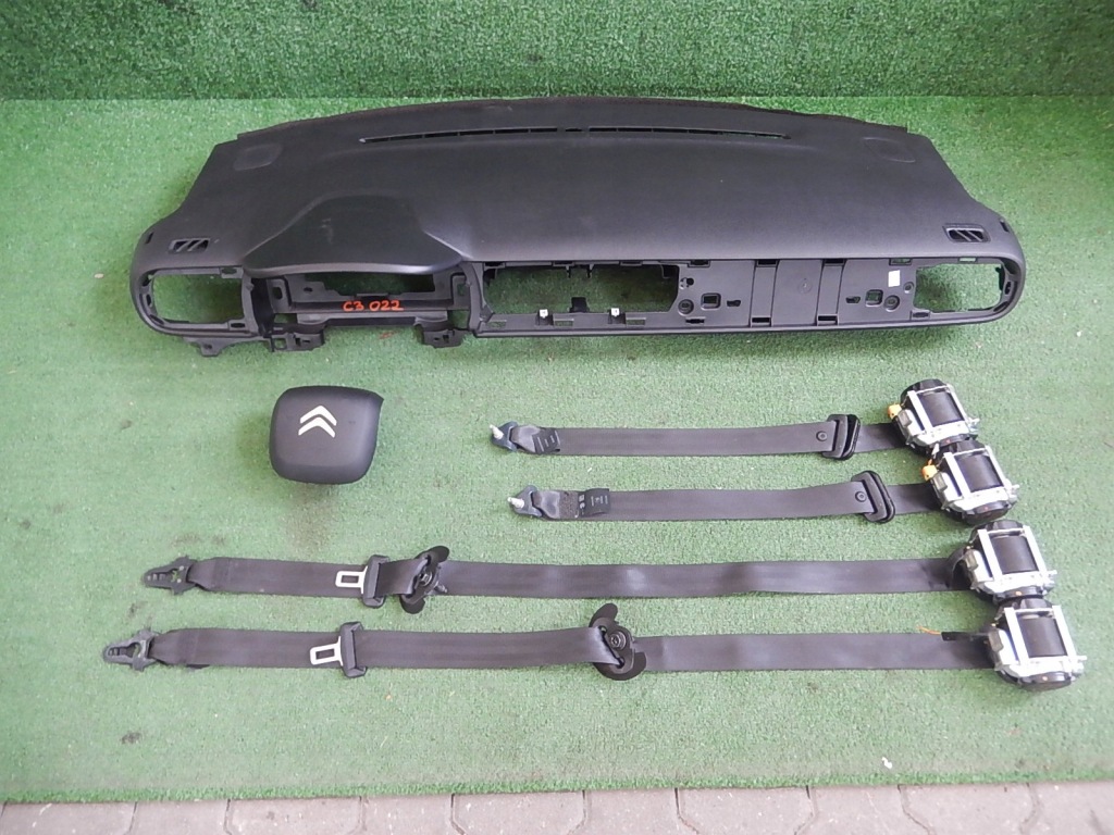 фото №1, Консоль панель приладів подушки безпеки ремені citroen c3 iii lift