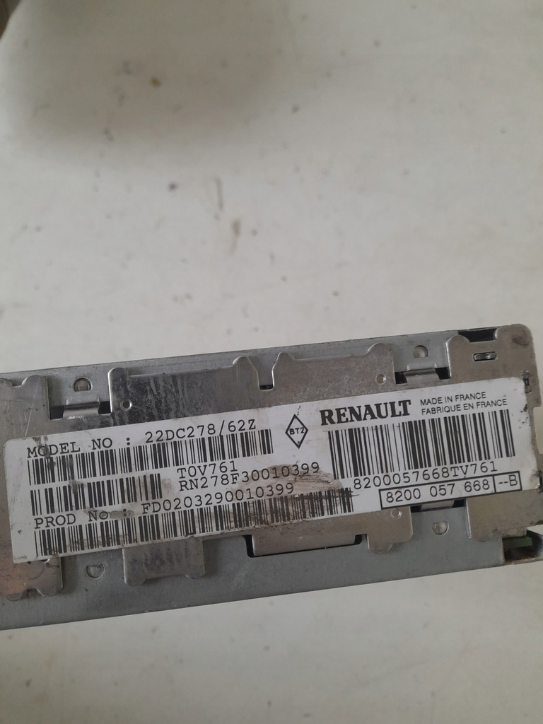 фото №4, Радіо renault vel satis 8200057668b 22dc278