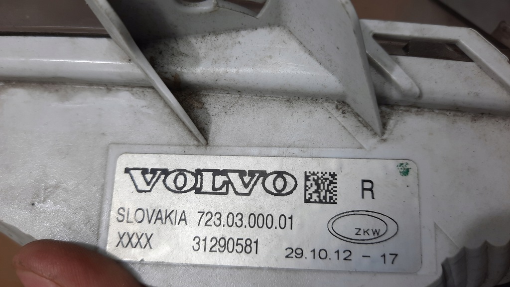 фото №5, Лампа протитуманна фара drl правий volvo v40 ii 31290581