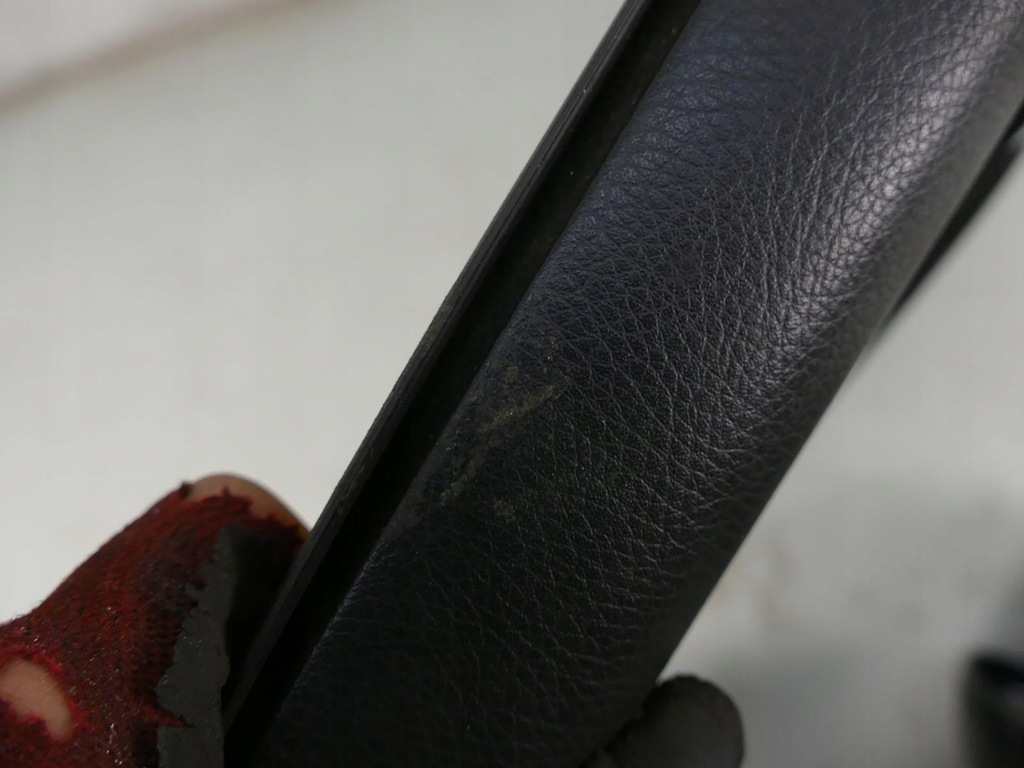 фото №12, Mercedes s w220 обшивка двері лівий задня czarna шкіра a2207302170