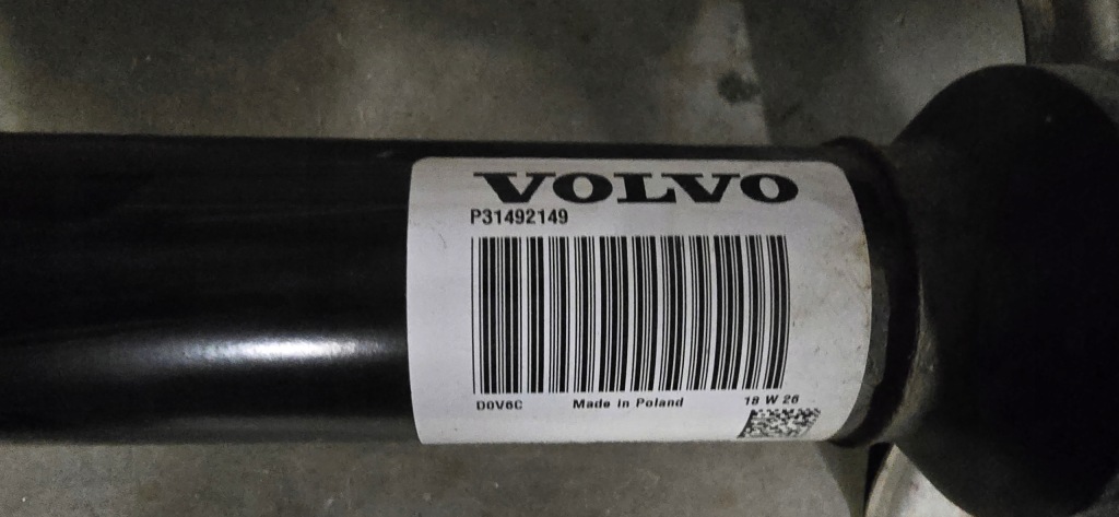 фото №8, Volvo v90 s90 d4 d5 wał приводной кардан 31492149