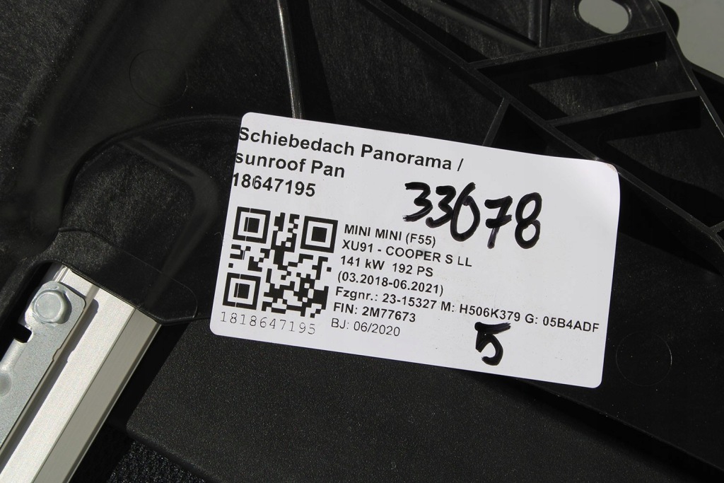 фото №14, Mini f55 люк крыша стеклянный solar стекло люк панорама сдвижной club