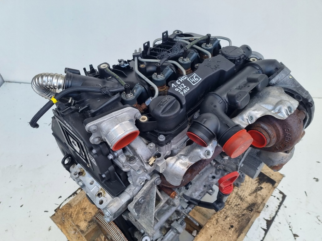 фото №13, Двигатель комплект citroen berlingo ii 1.6 hdi 109km ładnie pali 9hz