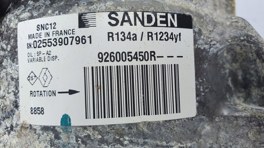 фото №4, Компрессор кондиционера renault clio v captur 1.3 t